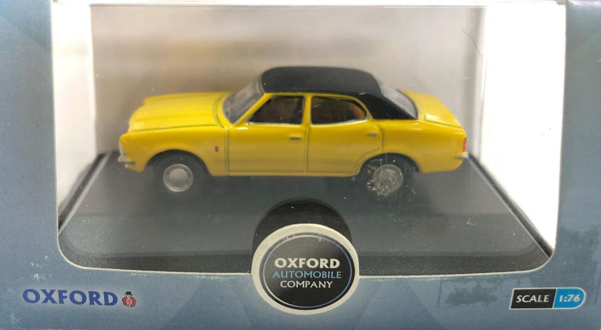 Oxford Diecast NCOR3002 Ford Cortina MKIII Daytona Yellow 1 148 Scale Model for sale online